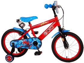 Bild på Volare Spiderman Barncykel 16" Flaskhållare & dubbla handbromsar
