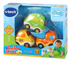 Bild på Vtech Toot Toot Leksaksfordon 3-pack (SE)