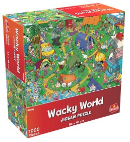Bild på Wacky World Pussel Camping 1000-bitar