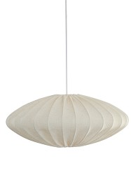 Bild på Watt & Veke Taklampa Ellipse Linne 65 cm (Vit)