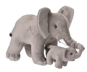 Bild på Wild Republic Elephant mamma och unge 38 cm