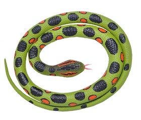 Bild på Wild Republic Gummiorm 117 cm (Anakonda)