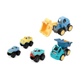 Bild på Wind&Water Badleksaker Strandbilar 5-pack 