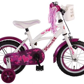 Bild på Yipeeh Cruiser Barncykel Heart 12 tum (Vit)