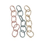 Fresh Kid Barnvagnsringar 18-pack (Beige/Gr&aring;/Rosa)