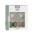 BIBS Supreme Latexnapp 4-pack Size 1 (Sand/Sage/Hunter Green/Dark Oak)