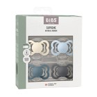 BIBS Supreme Latexnapp 4-pack Size 2 (Ivory/Baby Blue/Petrol/Iron