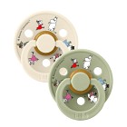 BIBS x Mumin Colour Latexnapp 2-pack Size 1 Friends (Ivory)