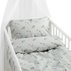 Borganäs Påslakanset Spjälsäng Plingeling (Grön)