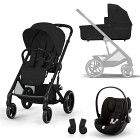 Cybex Balios S Lux Travel Set (Moon Black)