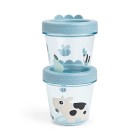 Done By Deer Snack Box 2-pack Tiny Farm (Blue)