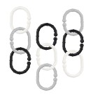 Fresh Kid Barnvagnsringar 18-pack (Grå/Svart/Vit)