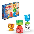 Geomag Magicube Blocks stacking safari 10-delar