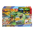 Hot Wheels Monster Trucks Dragon destruction playset