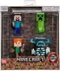 Jada Toys A Minecraft Movie 4-Pack Figurer 6cm