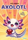 Kärnan Axolotl Målarbok