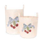 Konges Slöjd Förvaringskorg 2-pack (Bow Cherry)