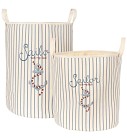 Konges Slöjd Förvaringskorg 2-pack (Sailor Stripe)