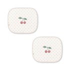 Konges Slöjd Solskydd för bilen 2-pack (Navy Dot)
