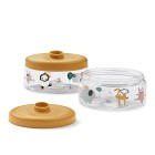 Liewood Dominique Burk med lock 2-pack Around the world (Sandy)