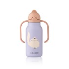 Liewood Kimmie Babyflaska 250 ml Cat (Warm Lilac)
