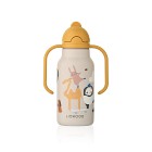 Liewood Kimmie Babyflaska 250 ml Around the world (Sandy)
