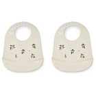 Liewood Tilda Haklapp 2-pack (Peach/Sea Shell)