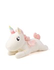 Teddykompaniet Liggande enhörning kramis Vanilj 52cm