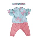 Lillan & Friends Blus, byxor, hårband 41-46 cm