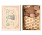 Maileg Sleepy wakey babymus i tändsticksask (Rose)