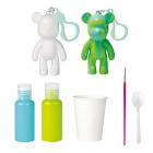 Marbleous Marble Bear Skapa din egen nyckelring