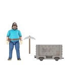 Minecraft Movie Steve & Minecart