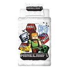 Minecraft Påslakanset 150x210 cm (Creed)