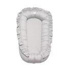 Mini Dreams Cozy Babynest Volang (Ljusgrå)
