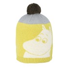 Mumin Stickad Mössa (Gul)