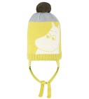 Mumin Stickad Mössa (Gul)