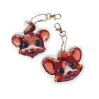 Musse & Helium Diamantmålning med nyckelring