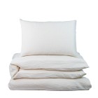 NG Baby Påslakanset Spjälsäng Muslin (Ivory)