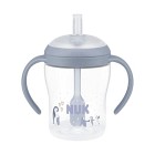 NUK Perfect Match Babyflaska med sugrör 150 ml Penguin
