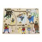 Pippi Långstrump Labyrint-pussel