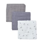 Pippi Muslinfilt 3-pack (Tradewinds)