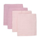 Pippi Muslinfilt 4-pack (Shrinking Violet) 