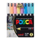 Posca Marker PC-1MR 8 st (Soft Colors)