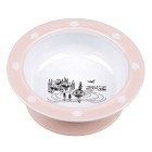 Rätt Start Mumin Vatten & Bad Sugkoppstallrik (Rosa)