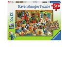 Ravensburger Pussel Christmas Toy Factory Pussel 2x12-bitar