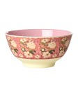 Rice Skål Melamin M (Alison Flower Print)