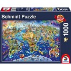 Schmidt Pussel Discover the World (1000-bitar)