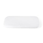 Sebra Dra-på-lakan Jersey Bedside Crib (Vit)