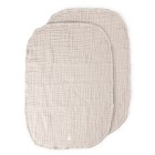 Sebra Skötbäddsöverdrag Muslin 2-pack (Rose)