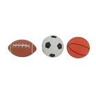 Skills 3-pack bollar Basket Fotboll Rugby
